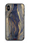 غطاء حماية لجهاز Apple iPhone XS Max بنمط رخامي لامع - 2