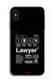 جراب حماية لجهاز Apple iPhone XS Max - ملصق محامٍ - 2