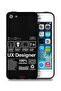جراب حماية لجهاز Apple iPhone 5/5s/SE، ملصق مصمم تجربة المستخدم
