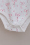 Short Sleeve Baby Body - Pureline Series - Dainty Bows - 7