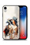 غطاء حماية لجهاز Apple iPhone XR بتصميم نسر تجريدي