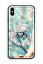 Apple iPhone XS Max Protective Case Hearts In Ring Art - 2