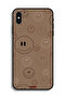 جراب حماية لجهاز Apple iPhone XS Max بنقشة وجوه مبتسمة - 2