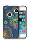 غطاء حماية بتصميم بومة زهرية لهاتف Apple iPhone 5/5s/SE