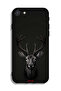غطاء حماية لجهاز Apple iPhone 8 بتصميم فن الغزلان الرقمي - 2