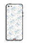 جراب حماية لجهاز Apple iPhone 5/5s/SE برسومات دب تيدي لطيف وزهور - 2