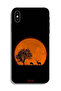 Protective Case For Apple iPhone X Evening Moon Art