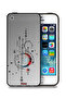 غطاء حماية لجهاز Apple iPhone 5/5s/SE بنقشة قمر وسهام فنية