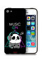 غطاء حماية Apple iPhone 5/5s/SE بطبعة موسيقى الباندا