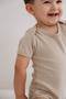 Short Sleeve Baby Body - Pureline Series - Brown - 4