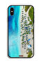 غطاء حماية لجهاز Apple iPhone XS Max - شاطئ - 2