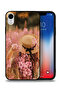 غطاء حماية لهاتف Apple iPhone XR بتصميم فتاة قبعة مزينة بالزهور