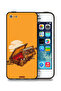 غطاء حماية لجهاز Apple iPhone 5/5s/SE بتصميم فني على شكل شريط كاسيت وشريط لاصق
