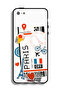 غطاء حماية لجهاز Apple iPhone 5/5s/SE - ملصق باريسي - 2