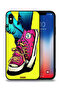 جراب حماية من القماش بتصميم حذاء فني من Apple iPhone XS Max