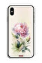غطاء حماية لجهاز Apple iPhone XS Max بتصميم فني بألوان مائية وردية - 2