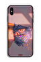 جراب حماية لجهاز Apple iPhone XS Max بتصميم فتاة وفضاء فني - 2