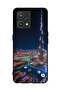 غطاء حماية لهاتف Realme 9 Pro Plus مع منظر ليلي لوسط المدينة