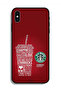 جراب واقٍ لهاتف Apple iPhone X ملصق قهوة
