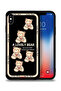 غطاء حماية لجهاز Apple iPhone XS Max - دب جميل