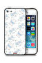 جراب حماية لجهاز Apple iPhone 5/5s/SE برسومات دب تيدي لطيف وزهور