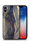 غطاء حماية لجهاز Apple iPhone XS Max بنمط رخامي لامع