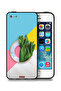 غطاء حماية لهاتف Apple iPhone 5/5s/SE بنقشة أوراق تجريدية