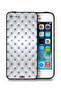 جراب حماية لجهاز Apple iPhone 5/5s/SE مطبوع عليه طوابع على القماش