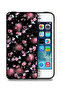 غطاء حماية لجهاز Apple iPhone 5/5s/SE برسومات قلوب وزهور صغيرة