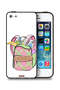 جراب حماية لهاتف Apple iPhone 5/5s/SE بتصميم حقيبة فتاة وحيد القرن