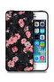 غطاء حماية لجهاز Apple iPhone 5/5s/SE - زهر الخوخ والورود الصغيرة