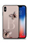 غطاء حماية لجهاز Apple iPhone XS Max بنقشة الفراشات