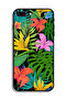 Apple iPhone 7 Plus Protective Case Pattern Tropical Flowers Leaves - 2