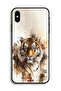 غطاء حماية لجهاز Apple iPhone XS Max بنقشة الفهد التجريدي - 2