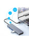 Say Goodbye to Clutter with the 4'1 Type-C USB Hub Adapter - Multi-Port Type-C&Usb Extender - 5