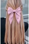 Women's Powder Pink Clip Bow Buckle