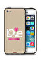 جراب حماية لهاتف Apple iPhone 5/5s/SE برسومات حب فنية