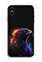 غطاء حماية لجهاز Apple iPhone XS Max بتصميم فن النسر - 2