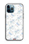 جراب حماية لجهاز Apple iPhone 12 Pro Max مع أيقونة دب تيدي لطيف وزهور - 2
