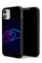 Apple iPhone 11 Protective Case Touching Hand Making Heart