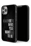 جراب حماية لجهاز Apple iPhone 12 Pro Max تذكر من أردت أن تكون