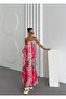 Sequin Printed Thin Strap Maxi Dress-Xl - Green - 7