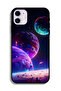 جراب حماية لجهاز Apple iPhone 12 بنمط كوكبي - 2