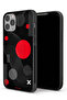 جراب حماية لجهاز Apple iPhone 12 Pro Max بنمط دائري ومتقاطع