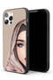 غطاء حماية لجهاز Apple iPhone 11 Pro بتصميم فتاة نصف وجه
