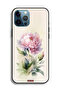 جراب حماية لجهاز Apple iPhone 12 Pro Max بتصميم فني بألوان مائية وردية - 2