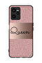غطاء حماية لهاتف Realme C35 بخلفية لامعة من Queen
