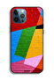 جراب حماية لجهاز Apple iPhone 12 Pro Max برسومات جدارية ملونة - 2
