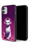 جراب حماية لجهاز Apple iPhone 12 بتصميم قطة لطيفة