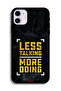 جراب حماية لجهاز Apple iPhone 12 - أقل كلامًا وأكثر فعلًا - 2